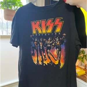 Vintage Kiss Band Tee Tshirt